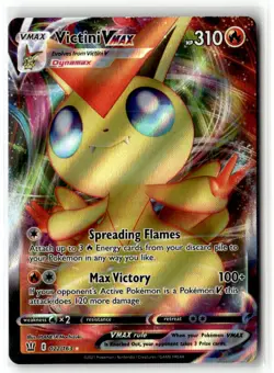 Victini VMAX 022/163 Holo VMAX Rare Battle Styles Pokemon Near Mint - Image 1