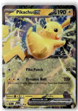 Pikachu ex 063/193 Double Rare Paldea Evolved Pokemon Near Mint - Image 1