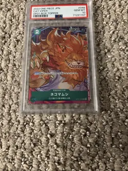 2022 One Piece Japanese Cat Viper Box Topper #OP01-048 PSA 10 GEM MINT - Image 4