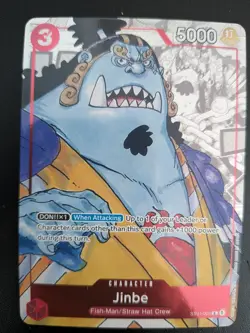 Jinbe - (Alternate Art) Foil PR One Piece 25th Anniversary ST01-005 NM - Image 1