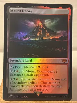 Mount Doom Universes Beyond: the Lord of the Rings: Tales of Middle-Earth Foil - Image 1