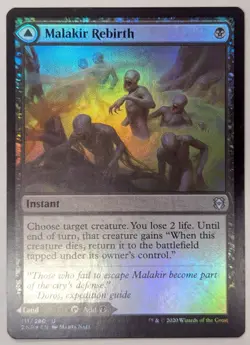 Zendikar Rising MALAKIR REBIRTH / MIRE *FOIL* NM Magic MTG Free Shipping! - Image 1