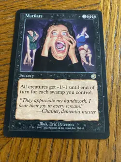 Mtg Magic The Gathering Mutilate TORMENT LP - Image 1