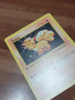 MP! - 1st Edition Shadowless Vulpix 68/102 Base Set Rare Vintage Pokemon Card - Image 2