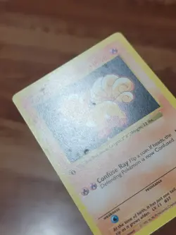 MP! - 1st Edition Shadowless Vulpix 68/102 Base Set Rare Vintage Pokemon Card - Image 3