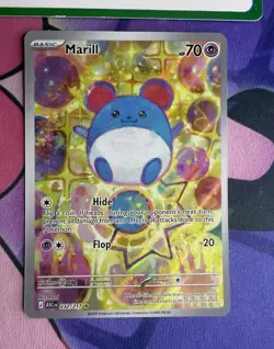 Nintendo Marill 232/217 Mega Evolution Holo Full Art Rare 70 HP Basic - Image 1