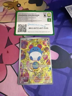Nintendo Marill 232/217 Mega Evolution Holo Full Art Rare 70 HP Basic - Image 2