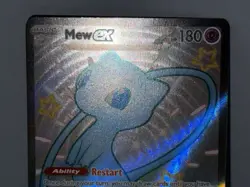 Pokemon Mew EX 216/091 Paldean Fates Shiny Ultra Rare Holo - Image 2