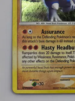 Rampardos 033/123 Pokemon TCG Deck Exclusives Cosmos Holo LP - Image 5