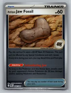 Pokemon Perfect Order #068/088 Antique Jaw Fossil NM - Image 1