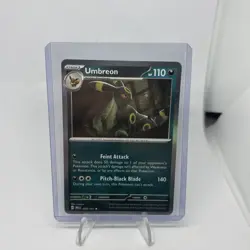UMBREON 059/131 HOLO R PRISMATIC EVOLUTIONS POKEMON REVERSE HOLO NM - Image 1