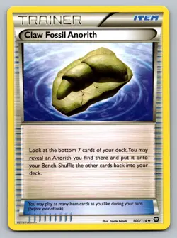 Pokemon TCG XY - Steam Siege Claw Fossil Anorith 100/114 - Image 1