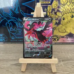 POKEMON TCG CHILLING REIGN GALARIAN MOLTRES V V RARE 097/198 HOLO NEAR MINT - Image 1