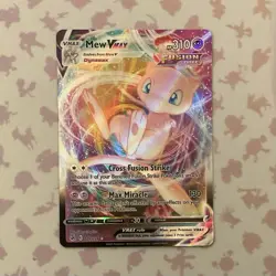 Mew VMAX 114/264 Full Art Holo Pokemon TCG Fusion Strike NM - Image 1