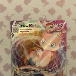 Mew VMAX 114/264 Full Art Holo Pokemon TCG Fusion Strike NM - Image 2