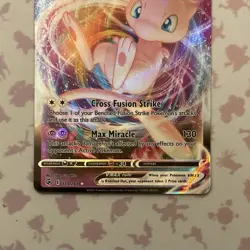Mew VMAX 114/264 Full Art Holo Pokemon TCG Fusion Strike NM - Image 3