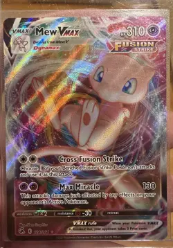 Pokemon TCG Mew VMAX 114/264 Swsh08: Fusion Strike Holo Ultra Rare - Image 1