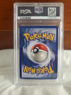 Pokemon Gyarados TCG Base Set Holo Card PSA 8 English - Image 2