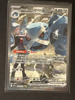 Pokemon Ascended Heroes - Steven's Metagross ex 289/217 - NM - Image 1