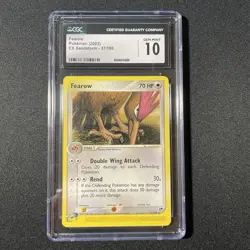Pokemon Fearow 2003 EX Sandstorm 37/100 CGC 10 - Image 1