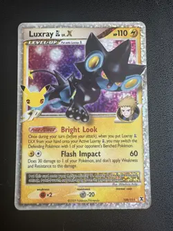 Pokemon Cards Luxray GL LV.X 109/111 Celebrations NM - Image 1