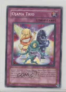 Ojama Trio Unlimited YuGiOh Chazz Princeton Duelist Pack #DP2-EN027 2006 - Image 1