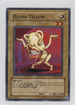 Ojama Yellow Unlimited YuGiOh Chazz Princeton Duelist Pack #DP2-EN003 2006 - Image 1