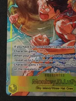 One Piece TCG Adventure on Kami's Island #OP15-119 Monkey.D.Luffy (Alt Art) - Image 5