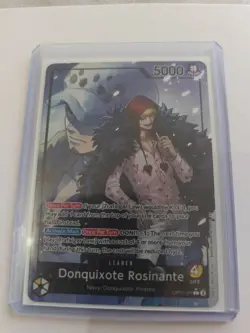 One piece TCG Donquixote Rosinante OP12-061 Alternate Art Leader rare - Image 1