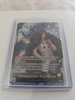 One piece TCG Donquixote Rosinante OP12-061 Alternate Art Leader rare - Image 2