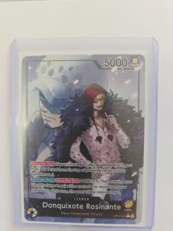 One piece TCG Donquixote Rosinante OP12-061 Alternate Art Leader rare - Image 3