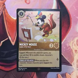 Mickey Mouse - Leader of the Band - 34/P1 - Lorcana Promo - Cold Foil - Image 1