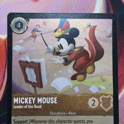 Mickey Mouse - Leader of the Band - 34/P1 - Lorcana Promo - Cold Foil - Image 2