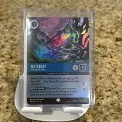 Lorcana Kristoff Mining the Ruins EPIC FOIL Whispers in the Well NM 218/204 - Image 1