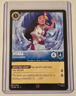 Moana - Curious Explorer 155/204 Winterspell Regular NM - Image 1
