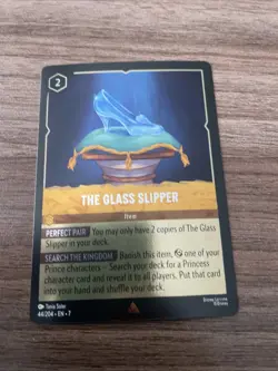 The Glass Slipper 44/204 Rare Archazia's Island Lorcana Cold Foil Near Mint - Image 1