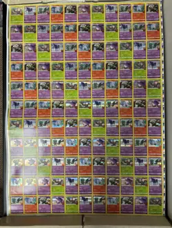 Pokemon Card Uncut Foil Sheet 2023 Halloween Trick or Trade Fun Packs - READ !! - Image 1