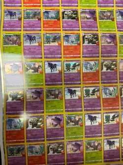 Pokemon Card Uncut Foil Sheet 2023 Halloween Trick or Trade Fun Packs - READ !! - Image 3