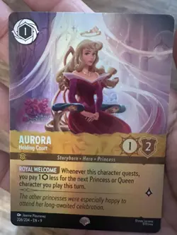 Aurora Holding Court Epic 206/204 Lorcana Fabled NM - Image 1