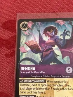 Lorcana Whispers - Demona-Scourge of the Wyvern Clan - 55/204 - Legendary - Image 3