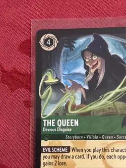 Lorcana Wilds Unkonow - The Queen - Devious Disguise - 90/204 - Legendary - Image 3