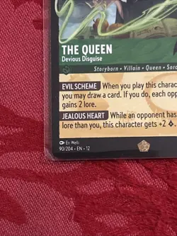 Lorcana Wilds Unkonow - The Queen - Devious Disguise - 90/204 - Legendary - Image 4