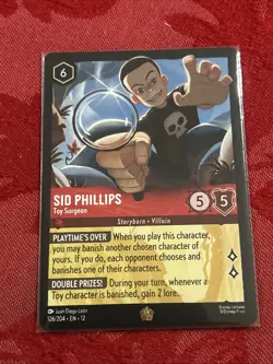 Lorcana Wilds Unknown - Sid Phillips - Toy Surgeon - 126/204 - Legendary - Image 1