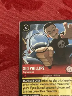 Lorcana Wilds Unknown - Sid Phillips - Toy Surgeon - 126/204 - Legendary - Image 3