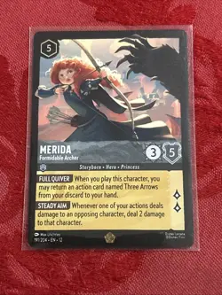 Lorcana Wilds Unknown - Merida - Formidable Archer - 191/204 - Legendary - Image 1