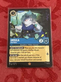 Lorcana Wilds Unknown - Ursula - Deal Maker - Legendary - 161/204 - Image 1