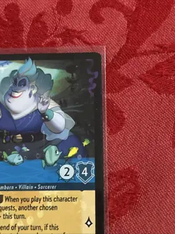 Lorcana Wilds Unknown - Ursula - Deal Maker - Legendary - 161/204 - Image 2