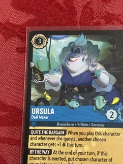 Lorcana Wilds Unknown - Ursula - Deal Maker - Legendary - 161/204 - Image 3