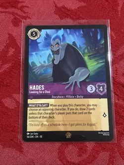 Lorcana Whispers in the Well -Hades - Looking for a Deal - Legendary 56/204 - Image 1