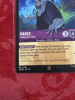 Lorcana Whispers in the Well -Hades - Looking for a Deal - Legendary 56/204 - Image 4